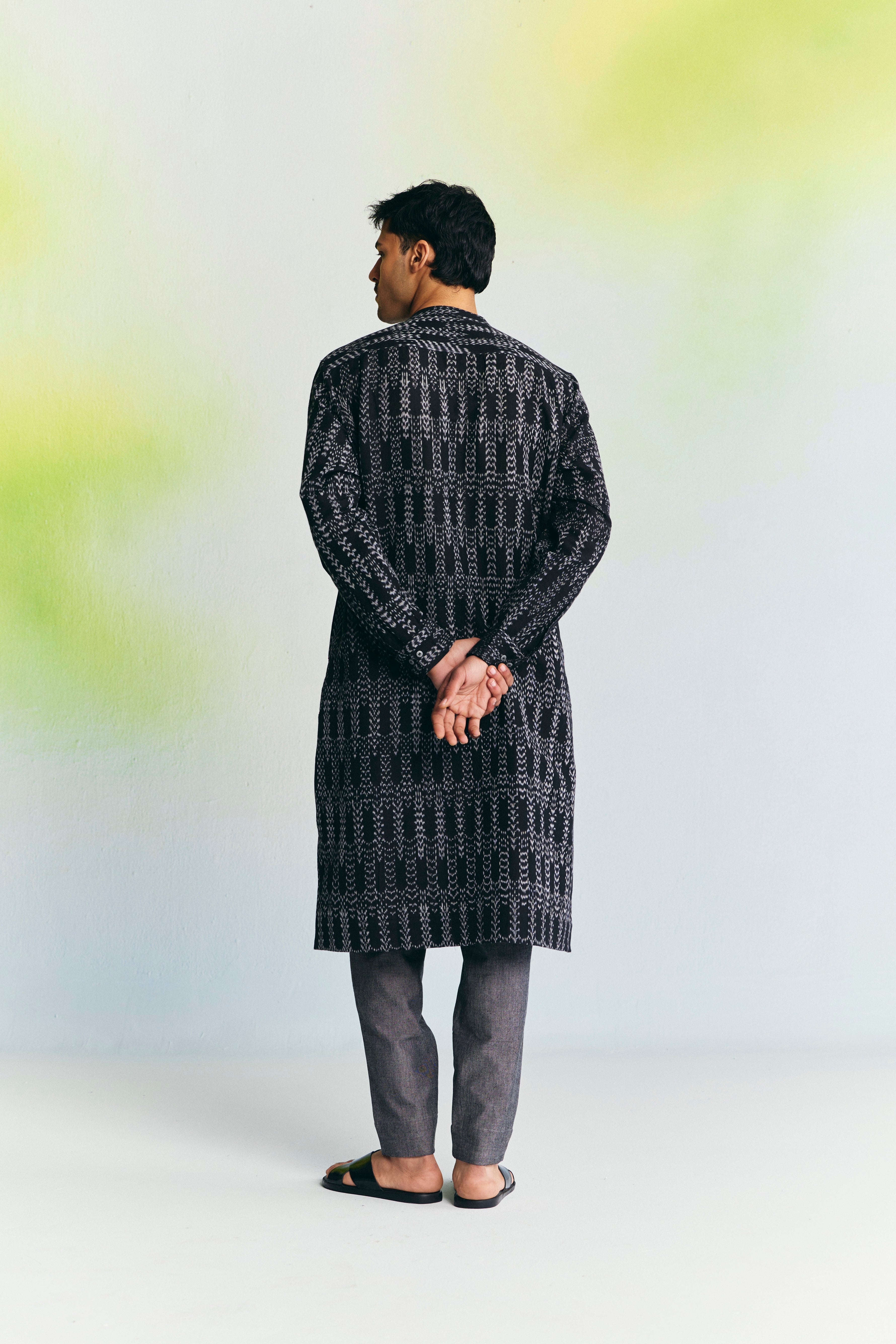 BARK LINEN KURTA
