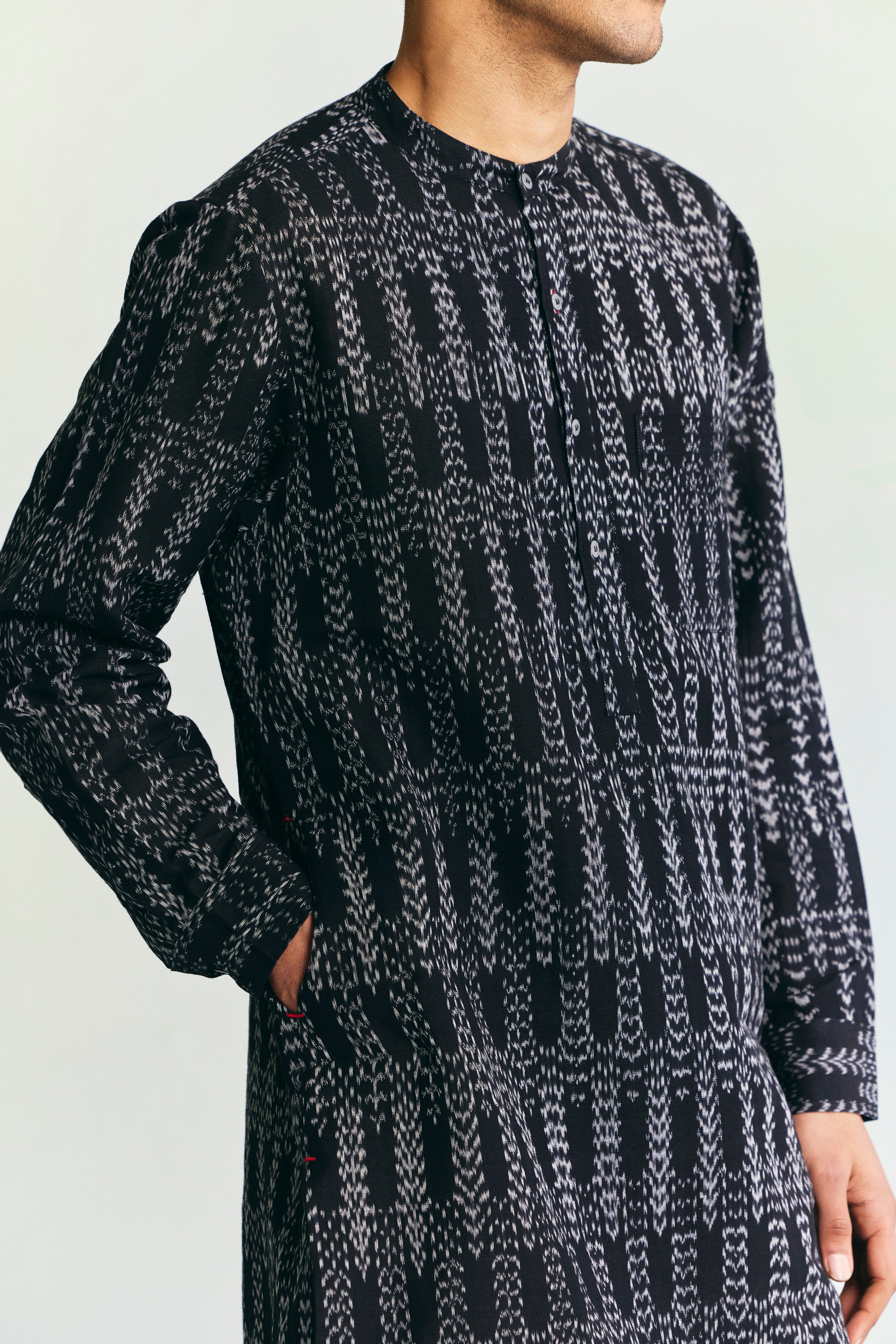 BARK LINEN KURTA