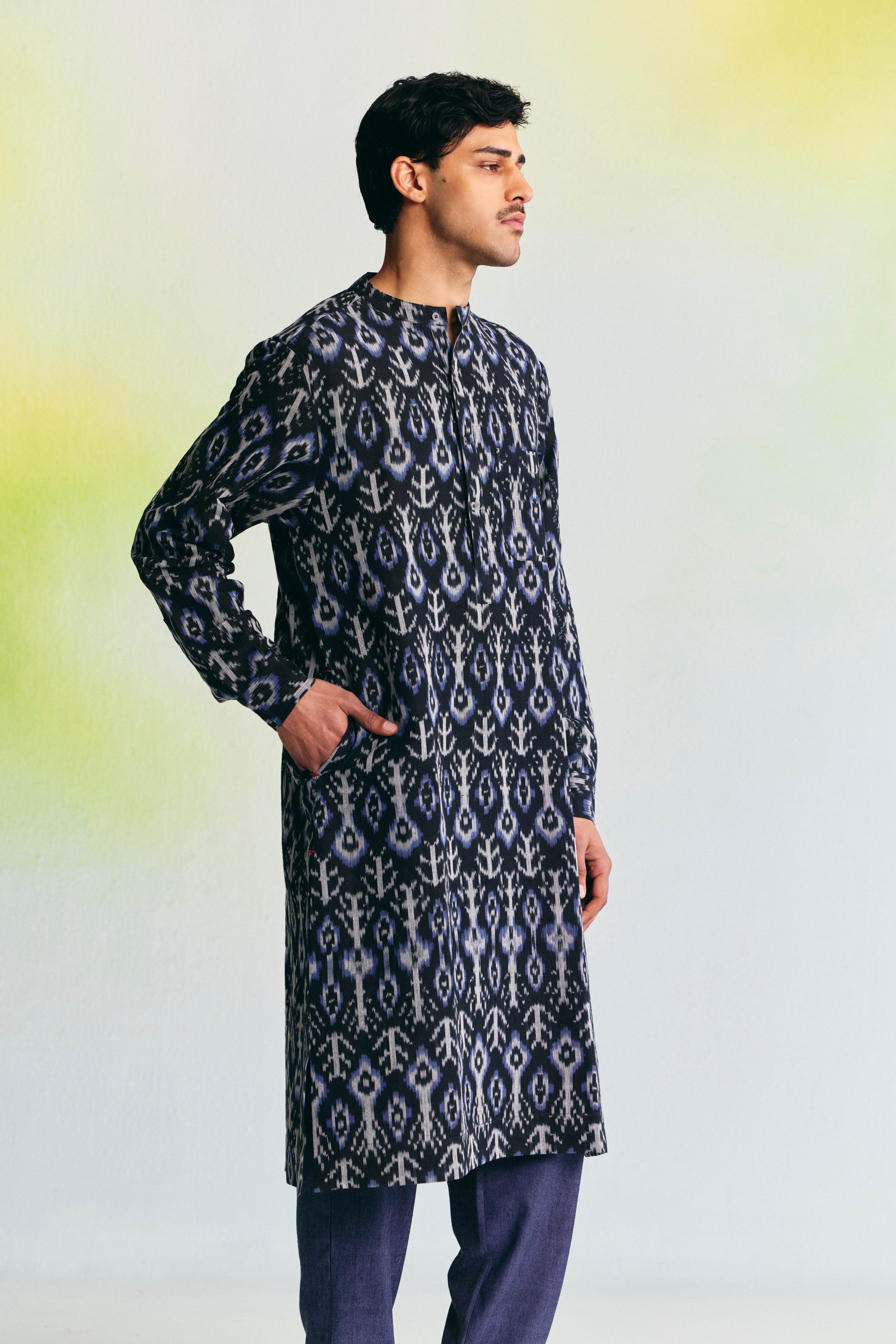 BEETLE LINEN KURTA