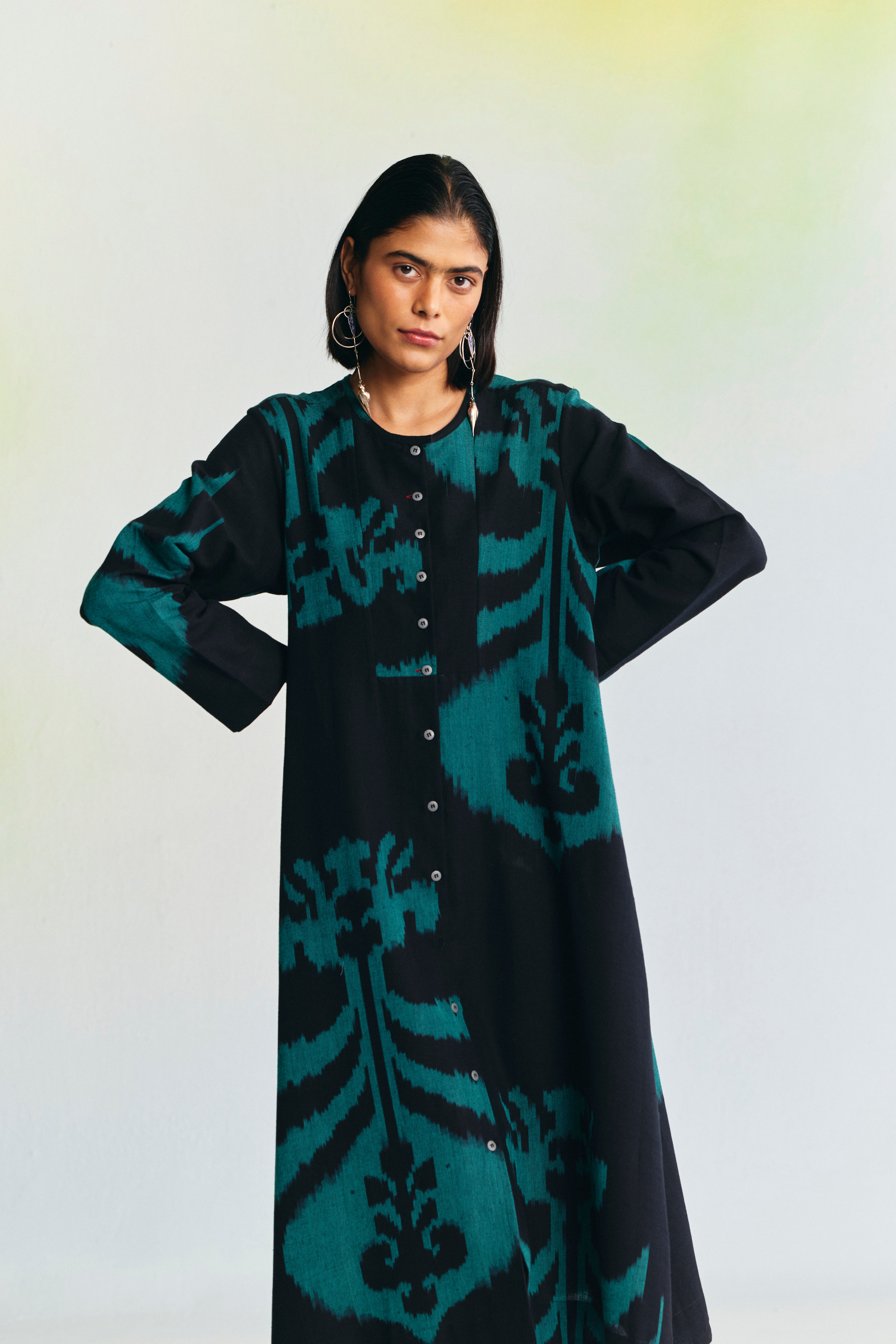 SOOT YOKE DRESS