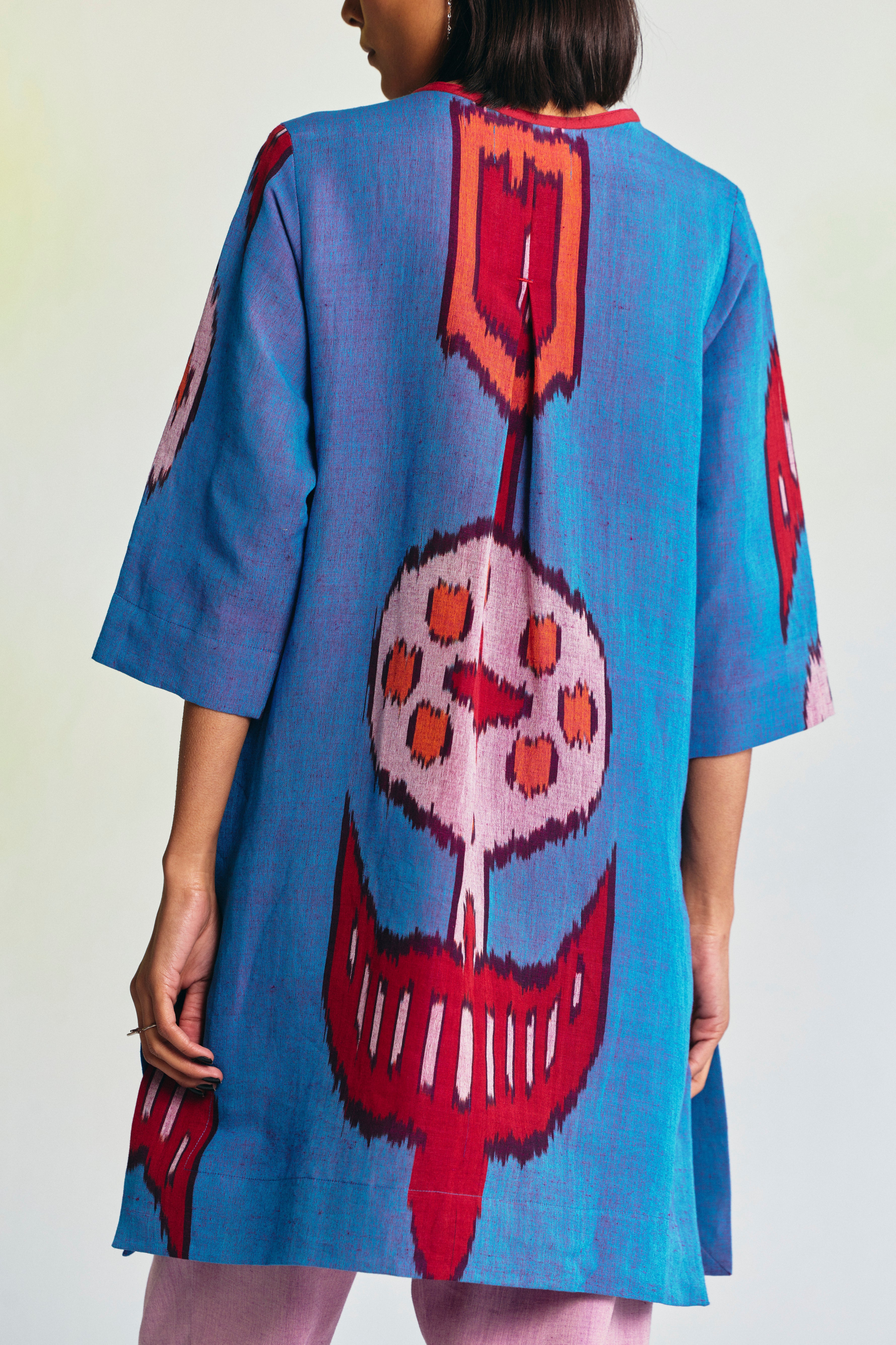 IXCHEL LINEN LONG TUNIC