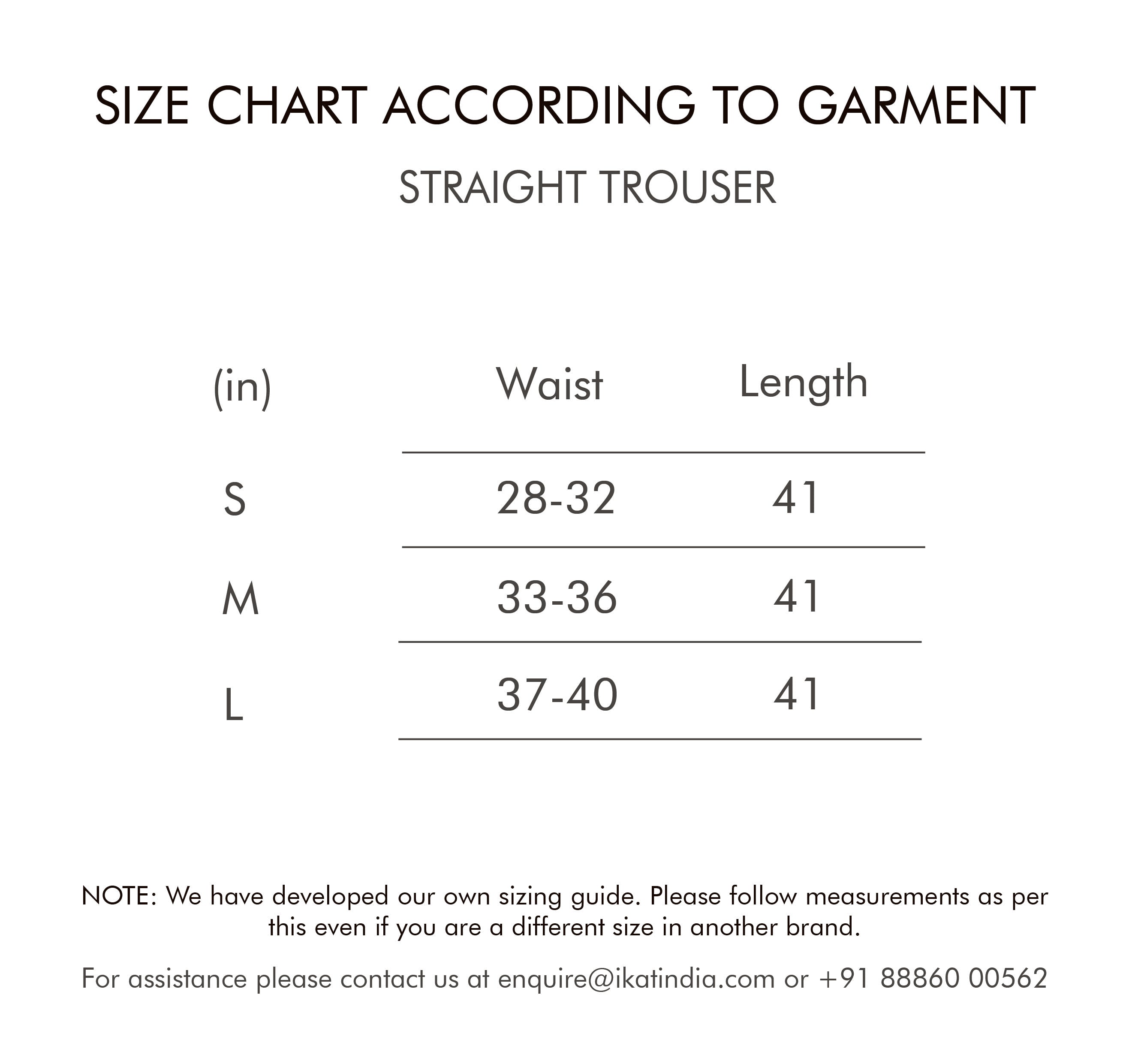 COFFEE STRAIGHT TROUSER