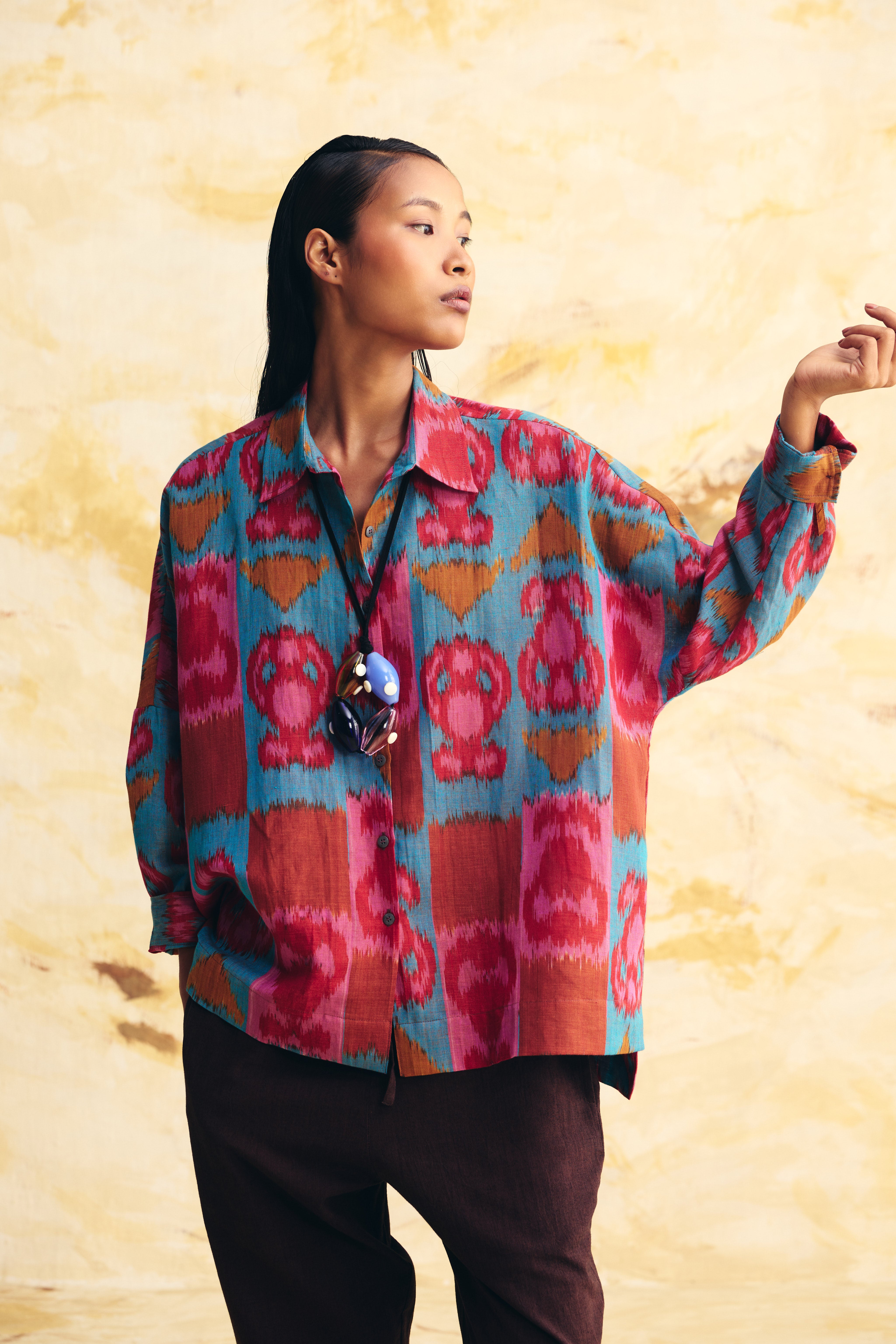 INERTIA LINEN FORMAL SHIRT