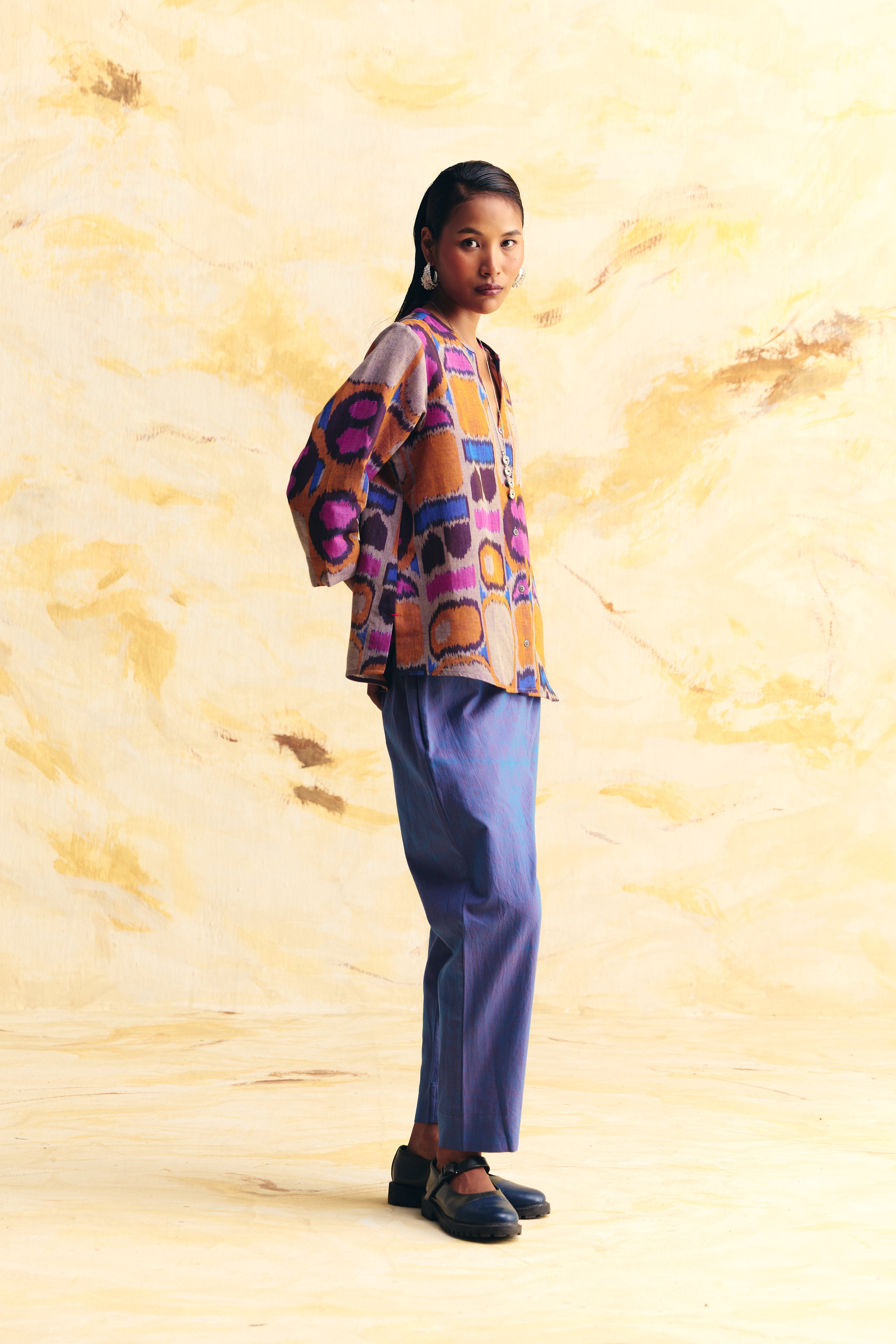 TRANSIT LINEN V NECK TOP CO-ORD