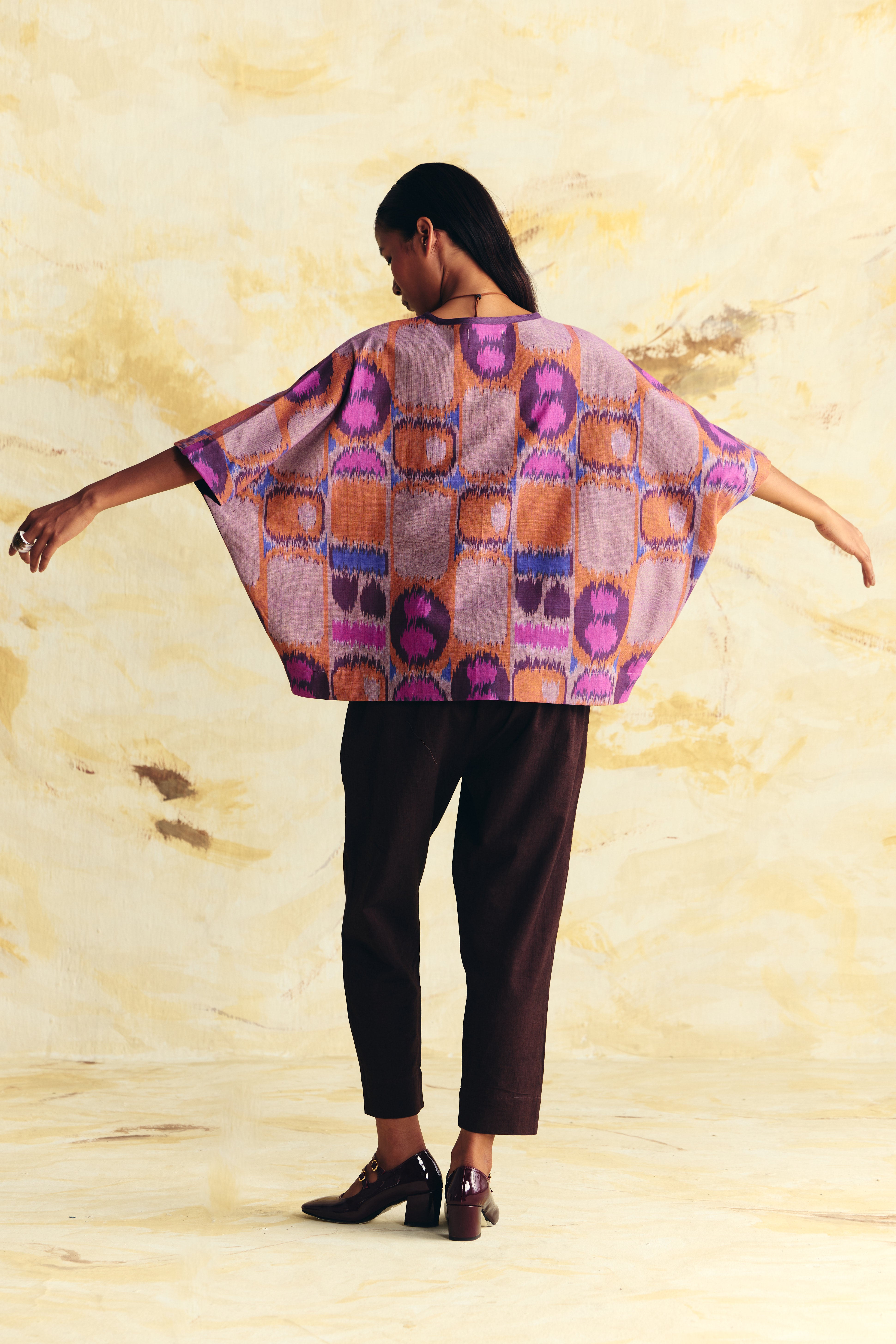 TRANSIT LINEN INVERTED TRAPEZE TOP CO-ORD