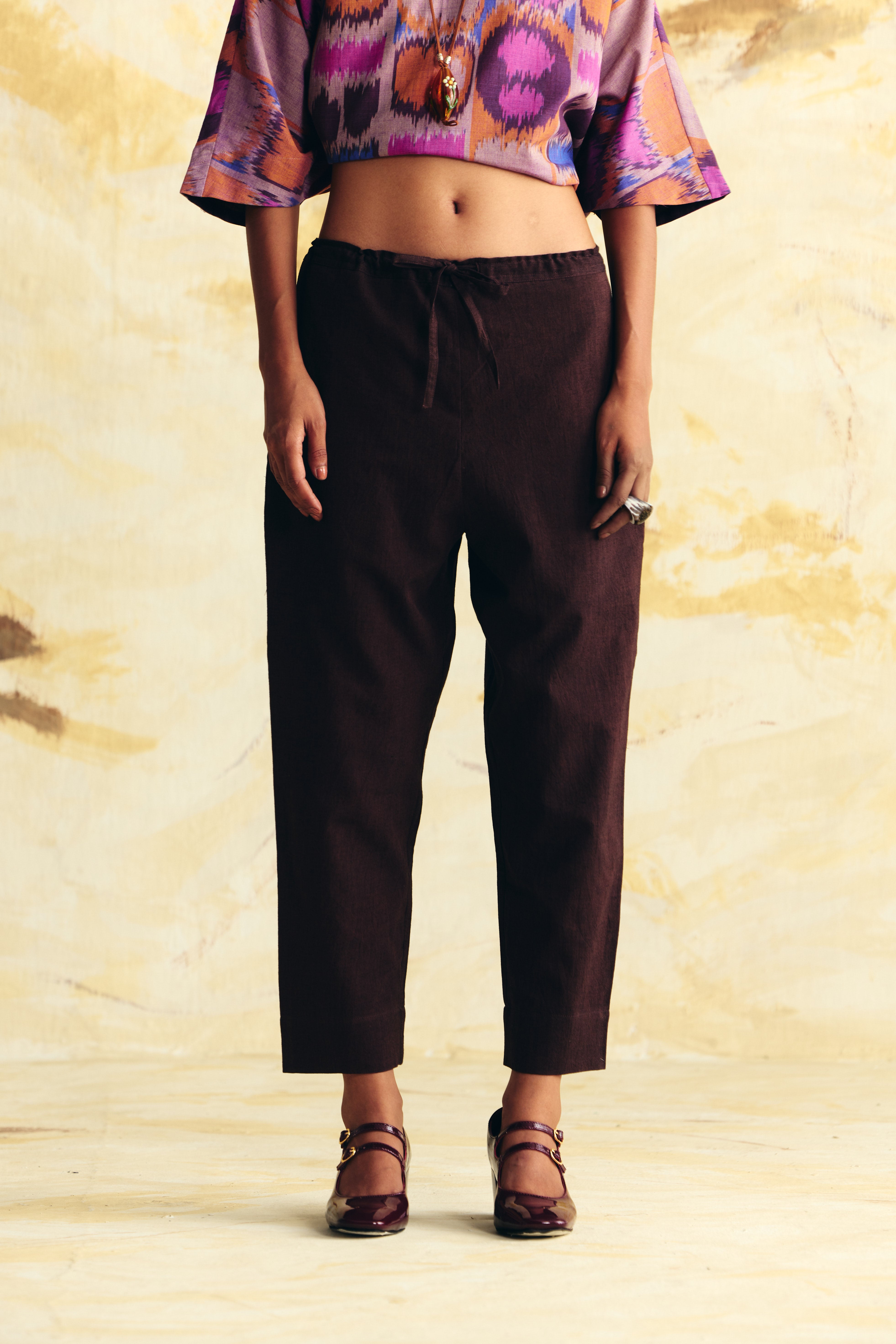 TRANSIT LINEN INVERTED TRAPEZE TOP CO-ORD
