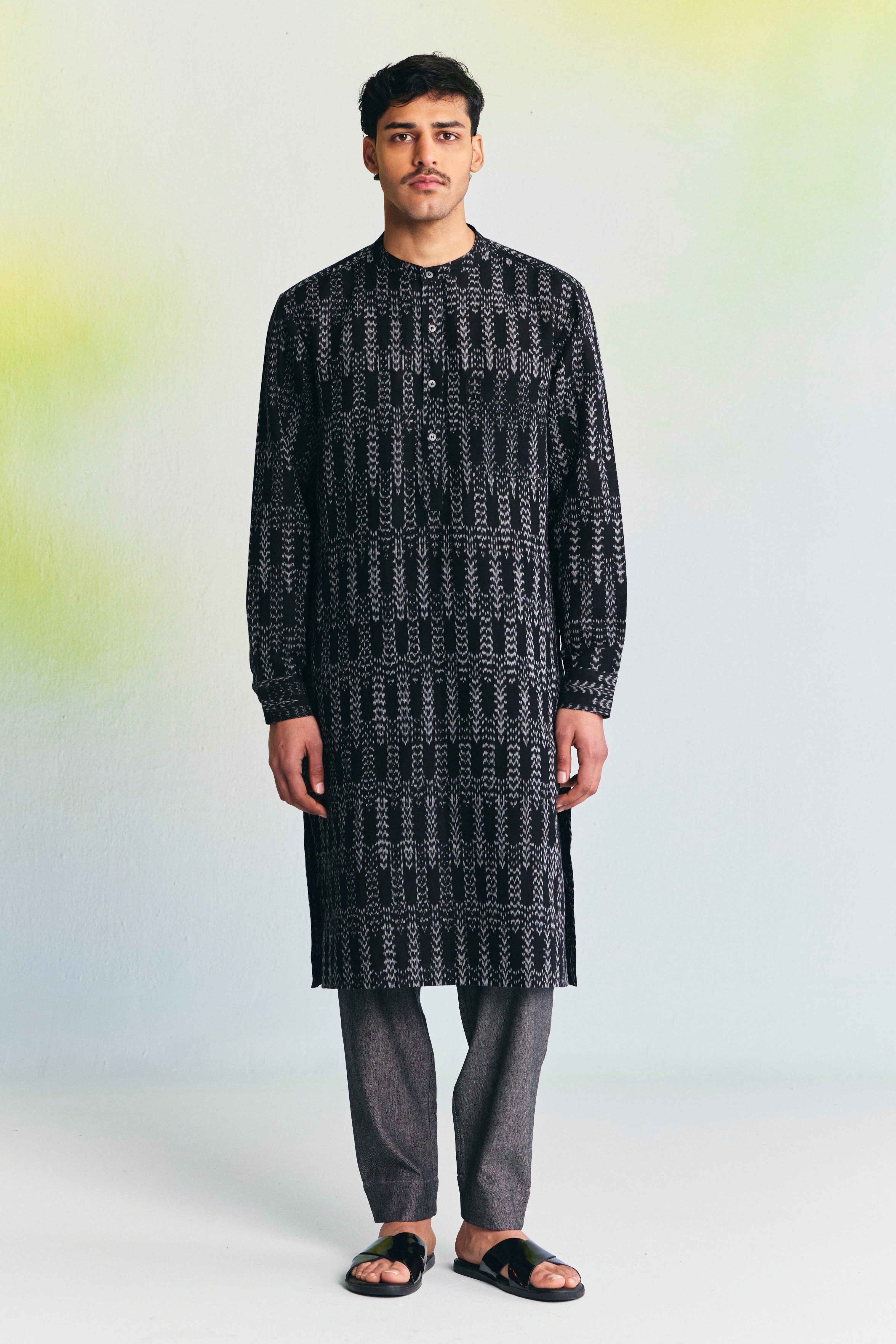 BARK LINEN  KURTA
