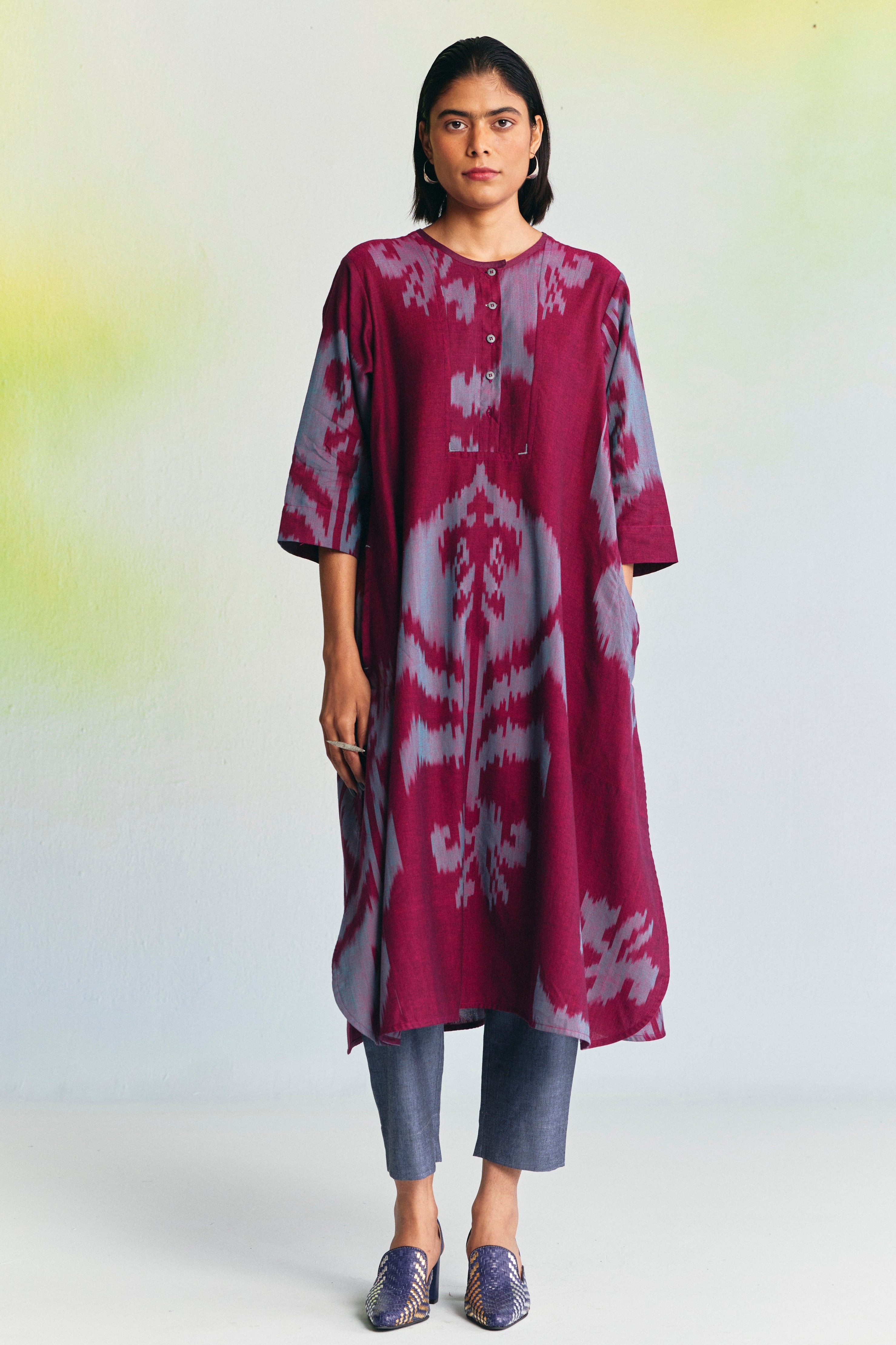 TYRIAN YOKE KURTA
