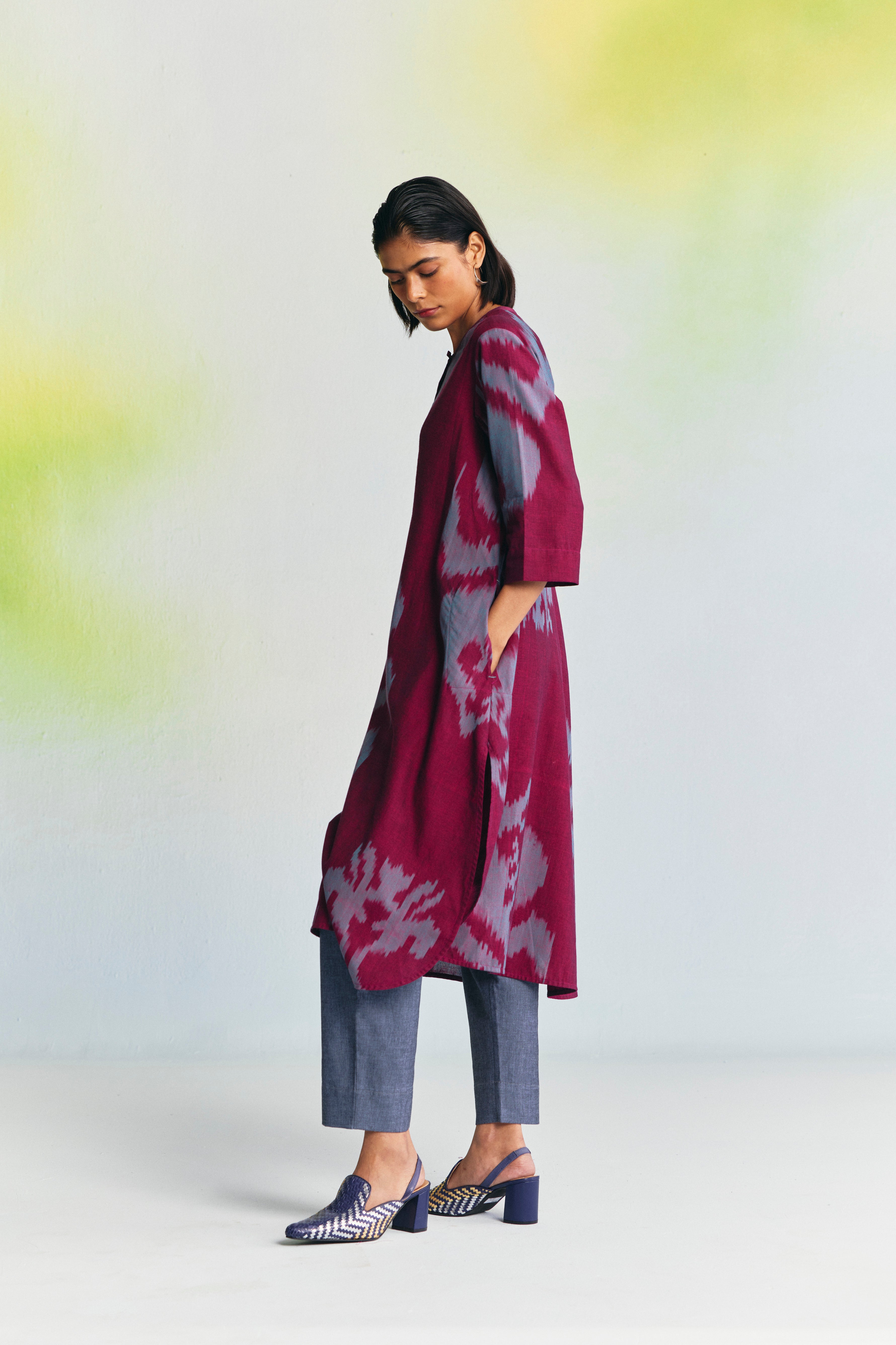 TYRIAN YOKE KURTA