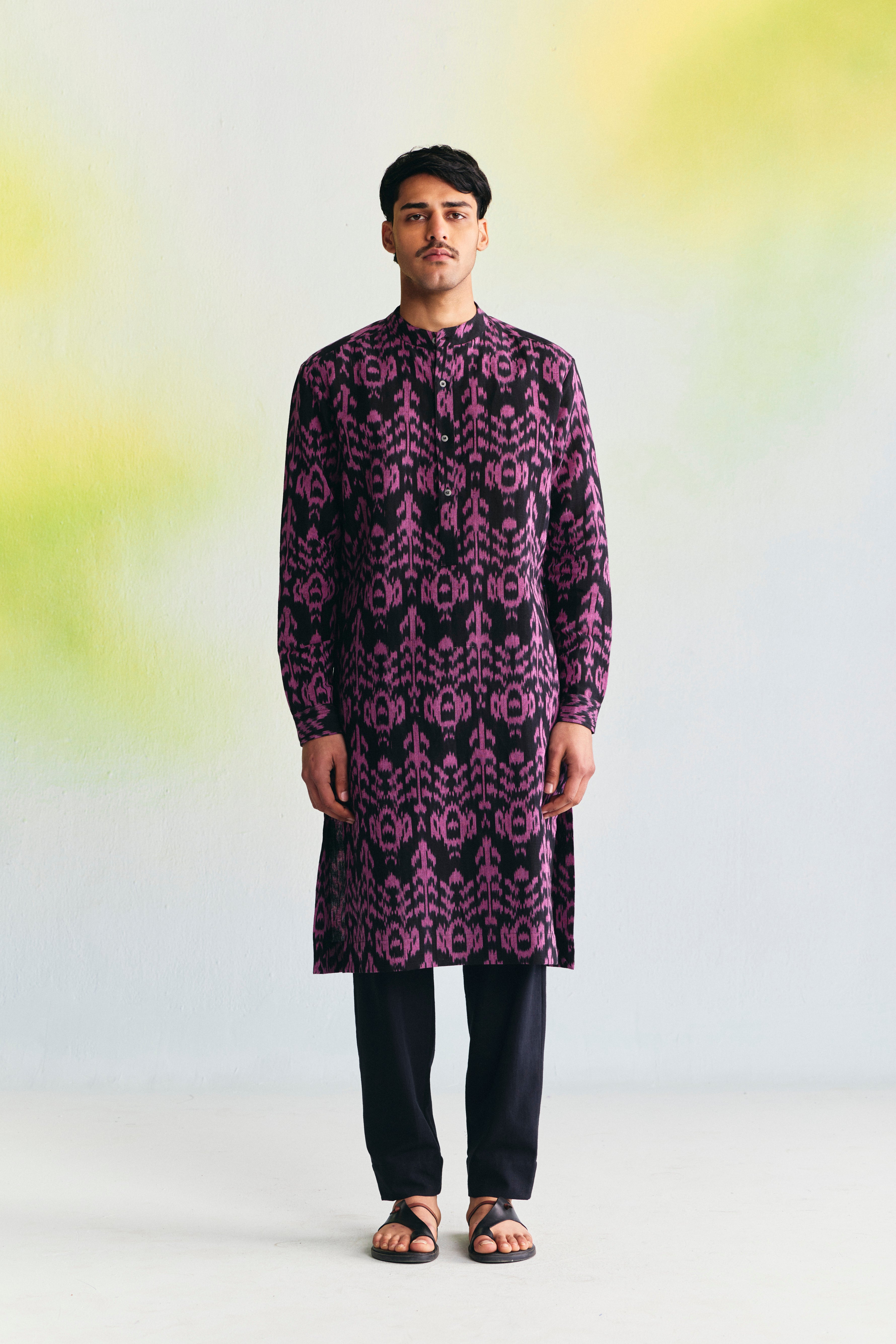 NOMAD LINEN  SLIM FIT KURTA