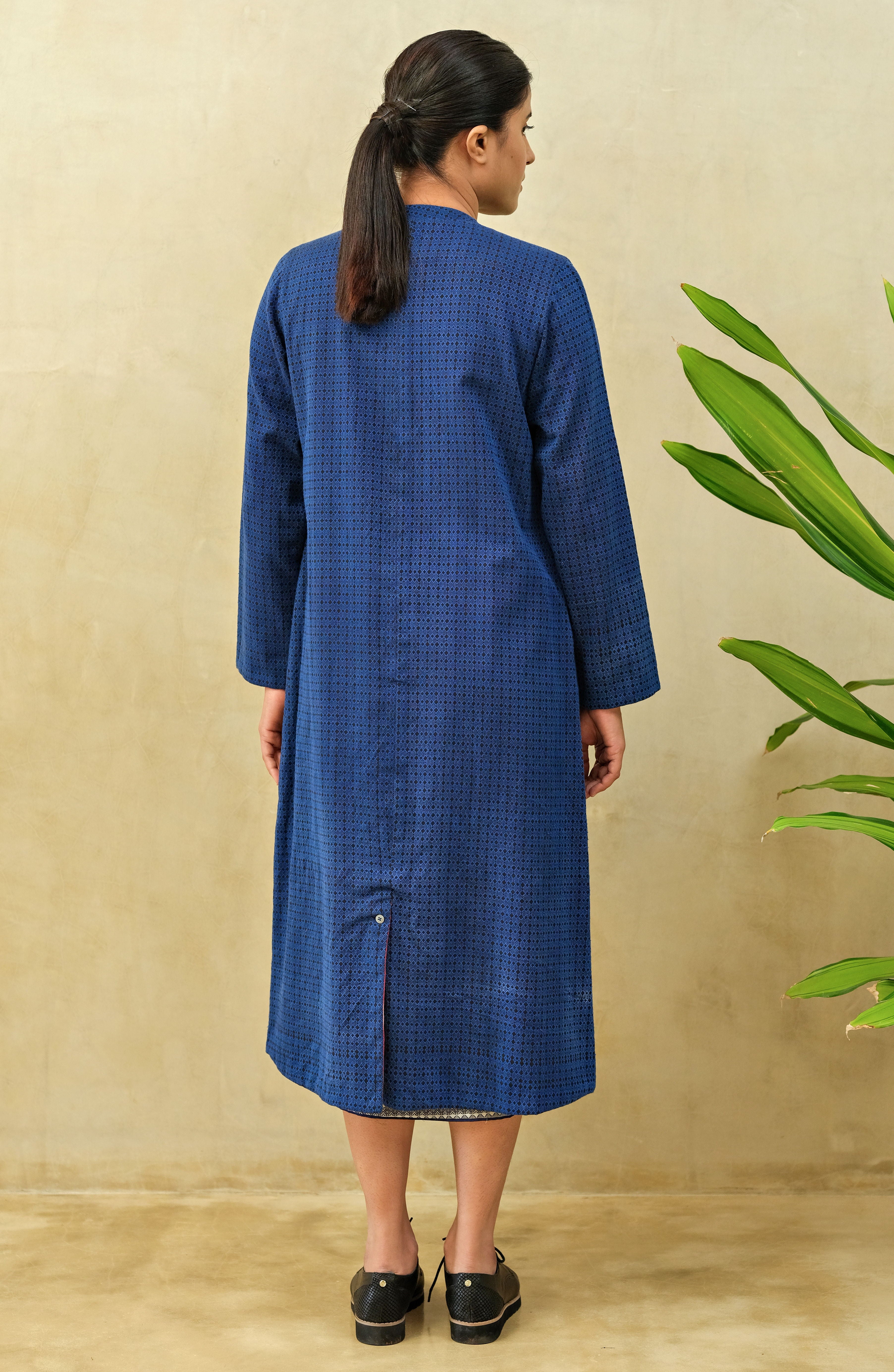 Azure Reversible Long Jacket