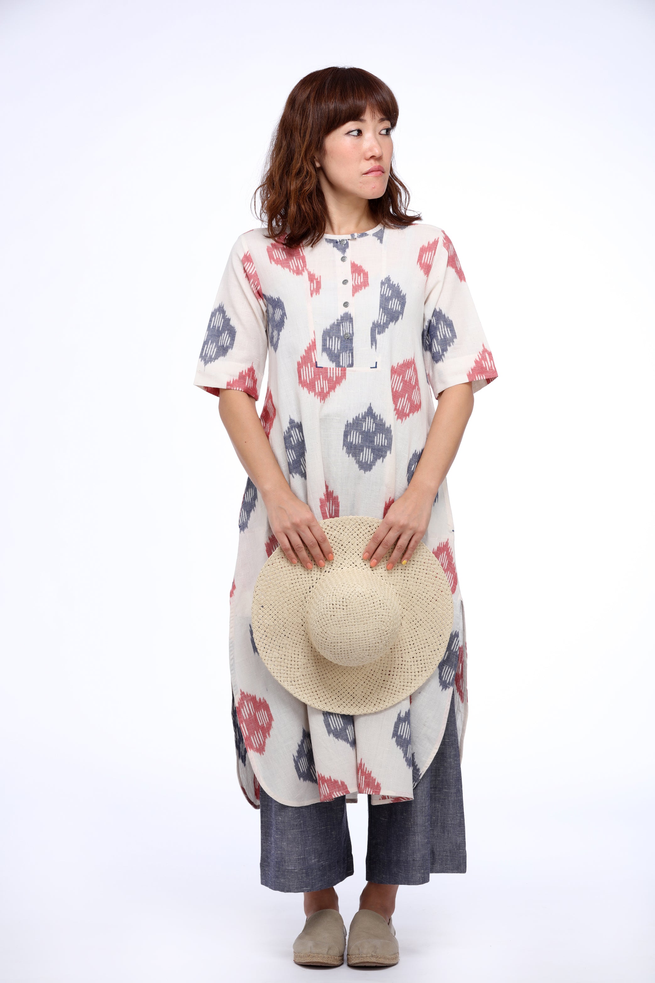 Lotus Stem Yoke Kurta